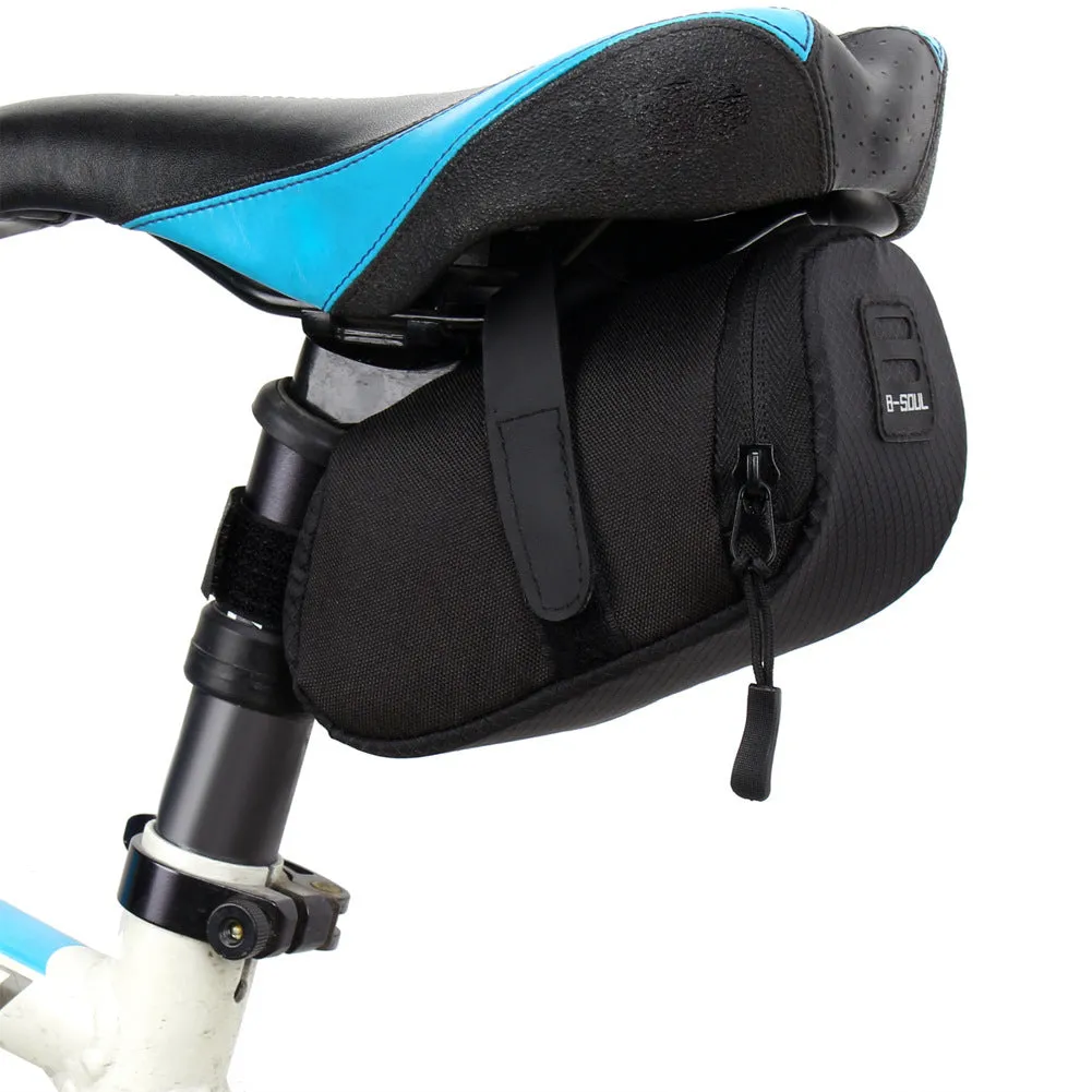 0.5L B-SOUL Bicycle Tool Bag for Mountain Bike, Road Bike, Folding Bike, Saddle Bag, Saddle Pad Bag and Cycling Bag