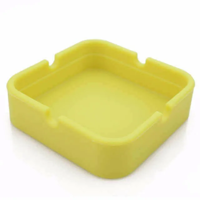 1 pc Ashtray Silicone Round Ashtray Eco-Friendly