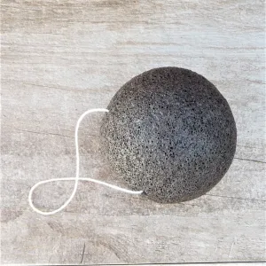 100% Natural Konjac Sponge - Charcoal