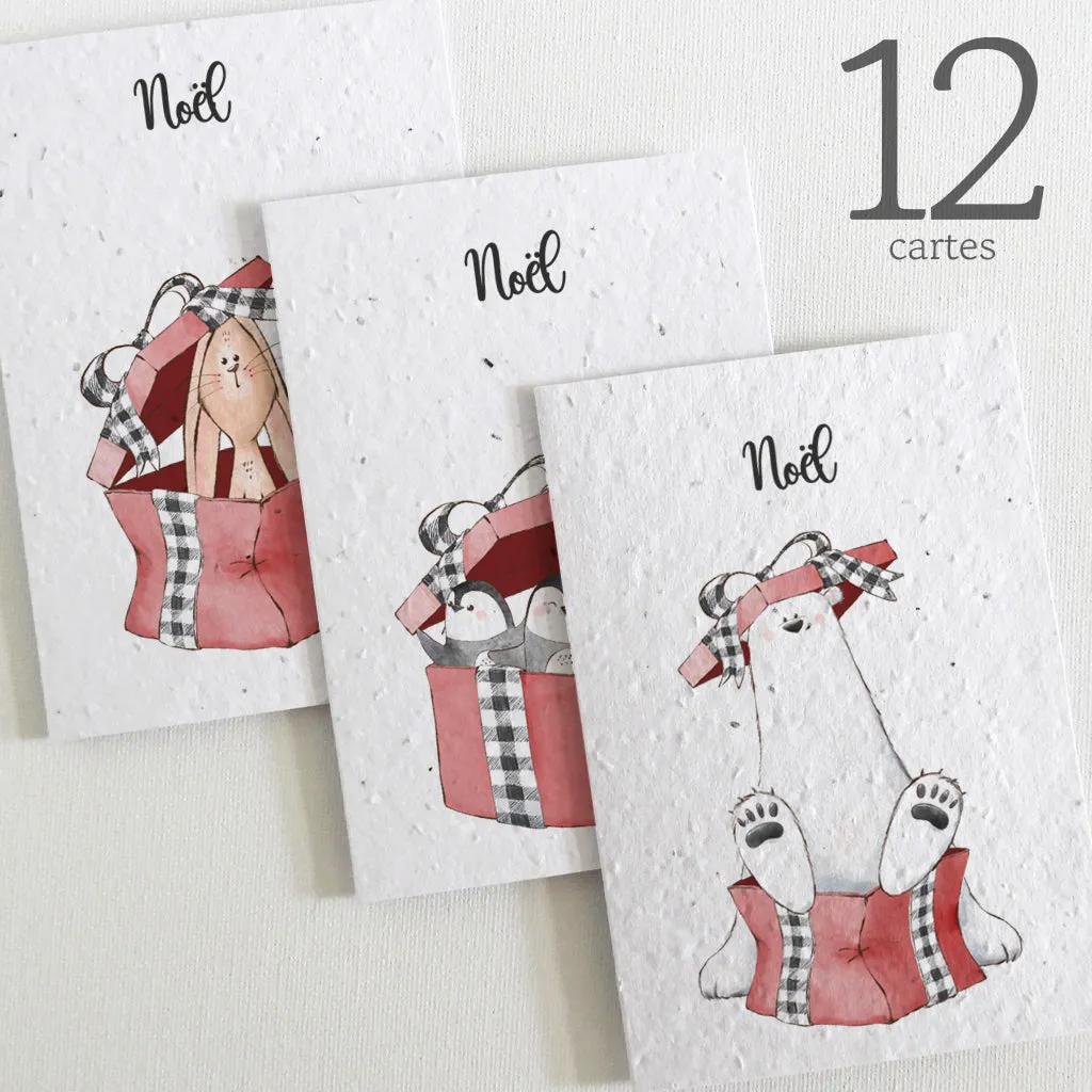 12 Plantable Christmas Cards - Christmas Presents
