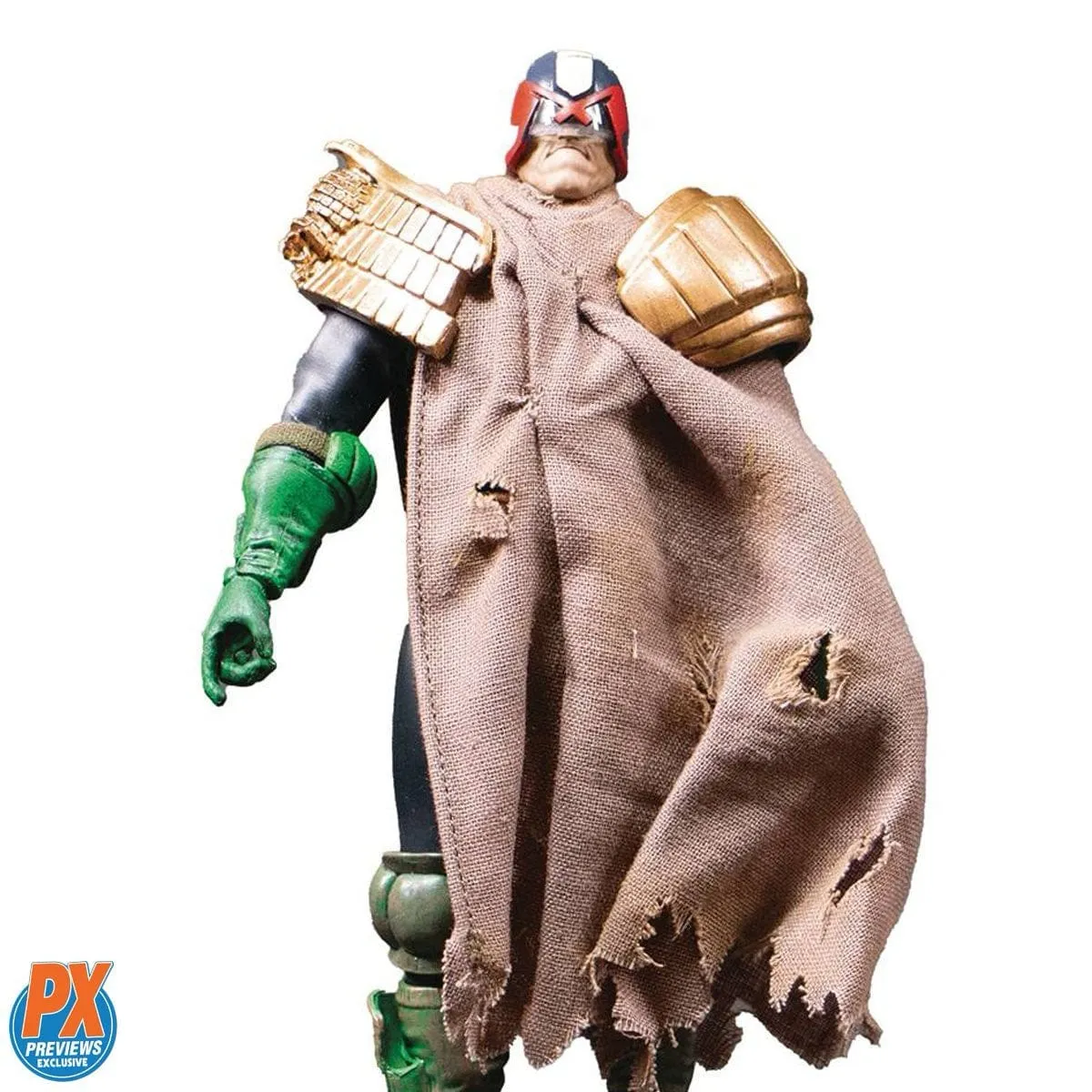 2000 AD Exquisite Super Series Cursed Earth Judge Dredd 1:12 Action Figure (PX Previews Exclusive)