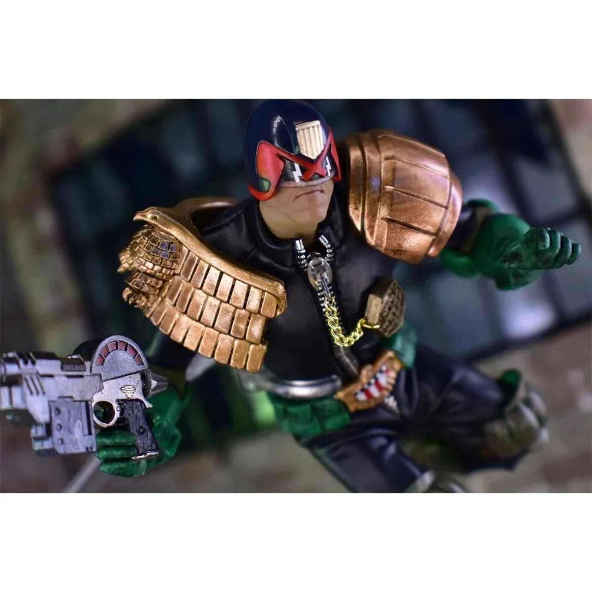 2000 AD Exquisite Super Series Cursed Earth Judge Dredd 1:12 Action Figure (PX Previews Exclusive)