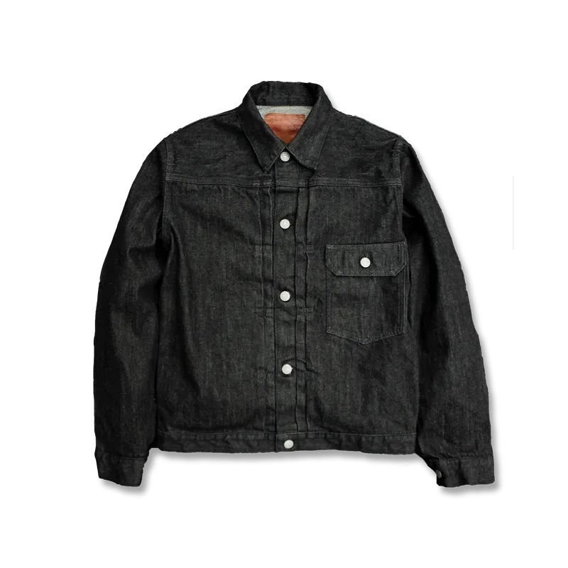 2107BK - Type 1 Black Denim Jacket -
