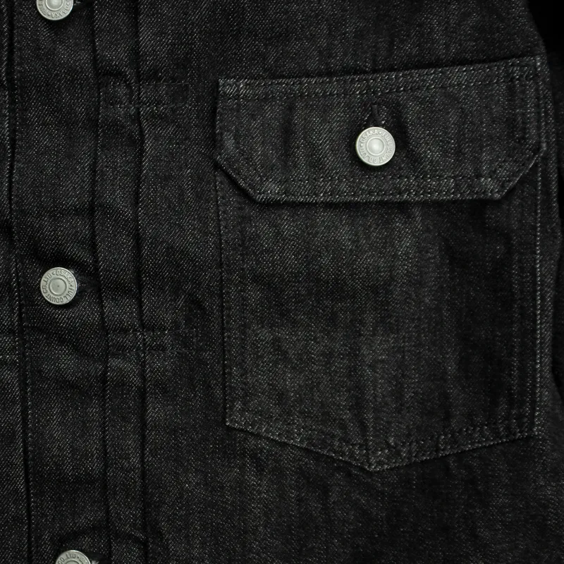 2107BK - Type 1 Black Denim Jacket -