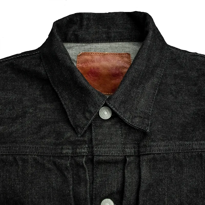 2107BK - Type 1 Black Denim Jacket -