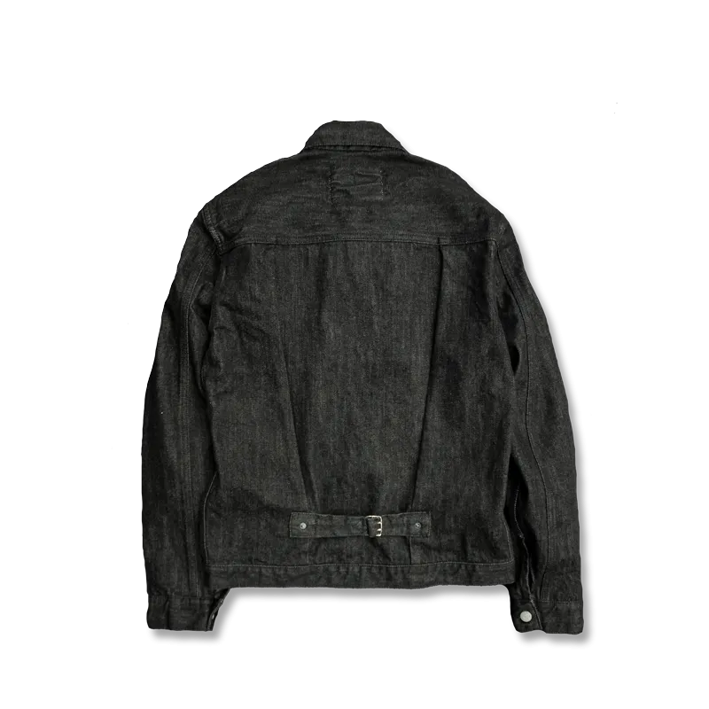2107BK - Type 1 Black Denim Jacket -