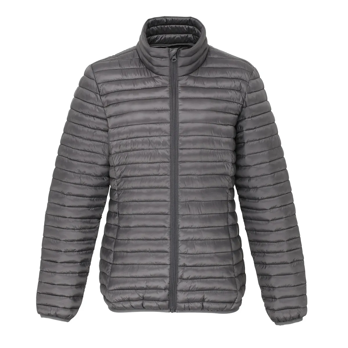 2786 Womens/Ladies Tribe Hooded Fineline Padded Jacket