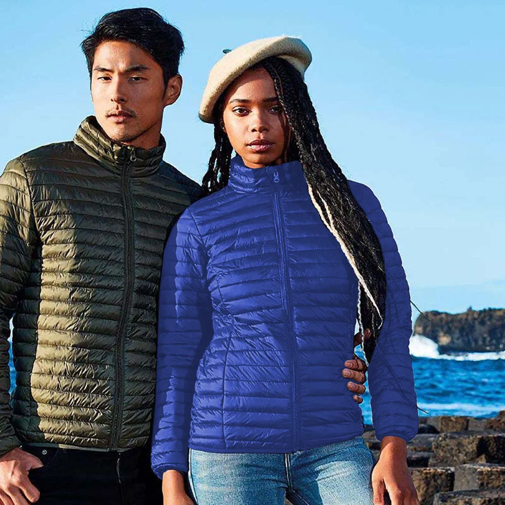 2786 Womens/Ladies Tribe Hooded Fineline Padded Jacket