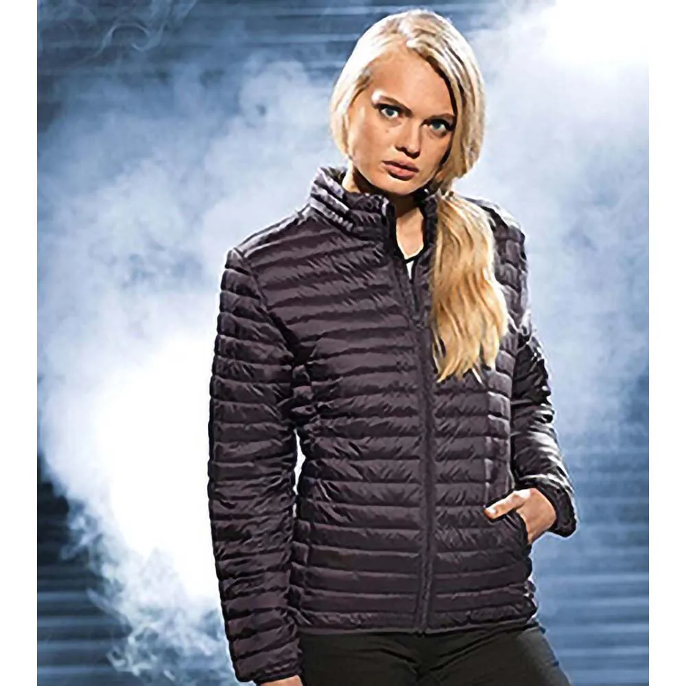 2786 Womens/Ladies Tribe Hooded Fineline Padded Jacket
