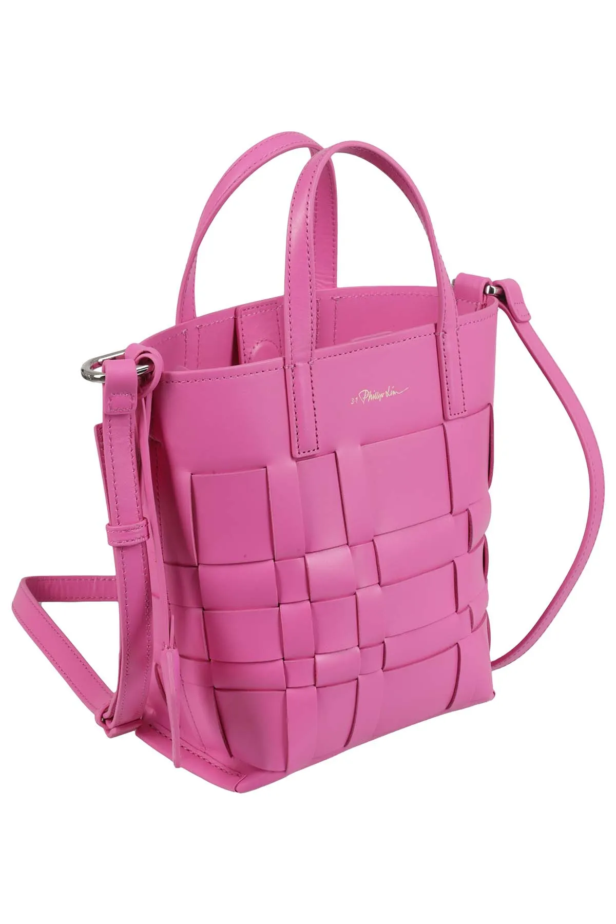 3.1 Phillip Lim Odita Logo Detailed Interwoven Bucket Bag