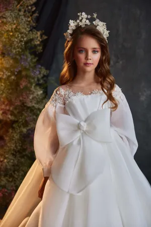 3201 Luxurious Ballgown with a Front Bow