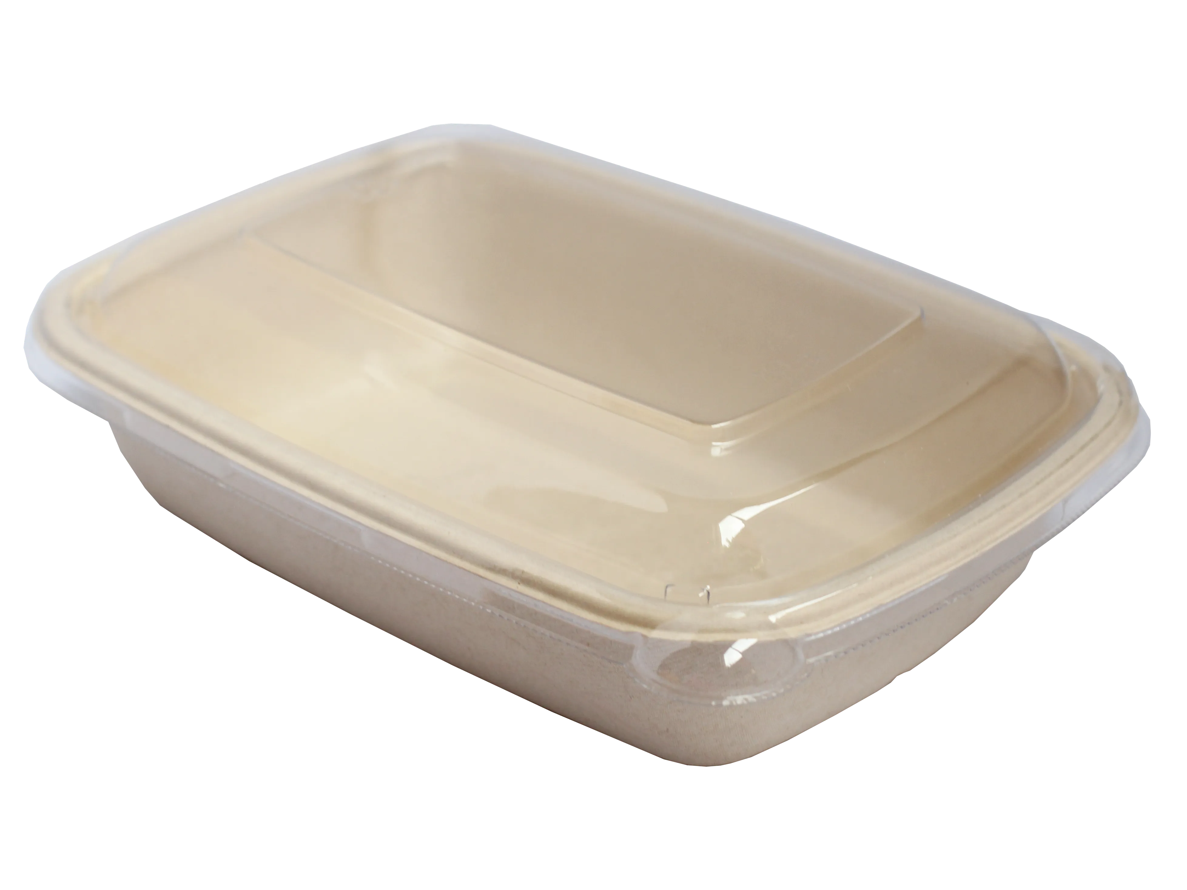 32oz Rectangular Fiber Container