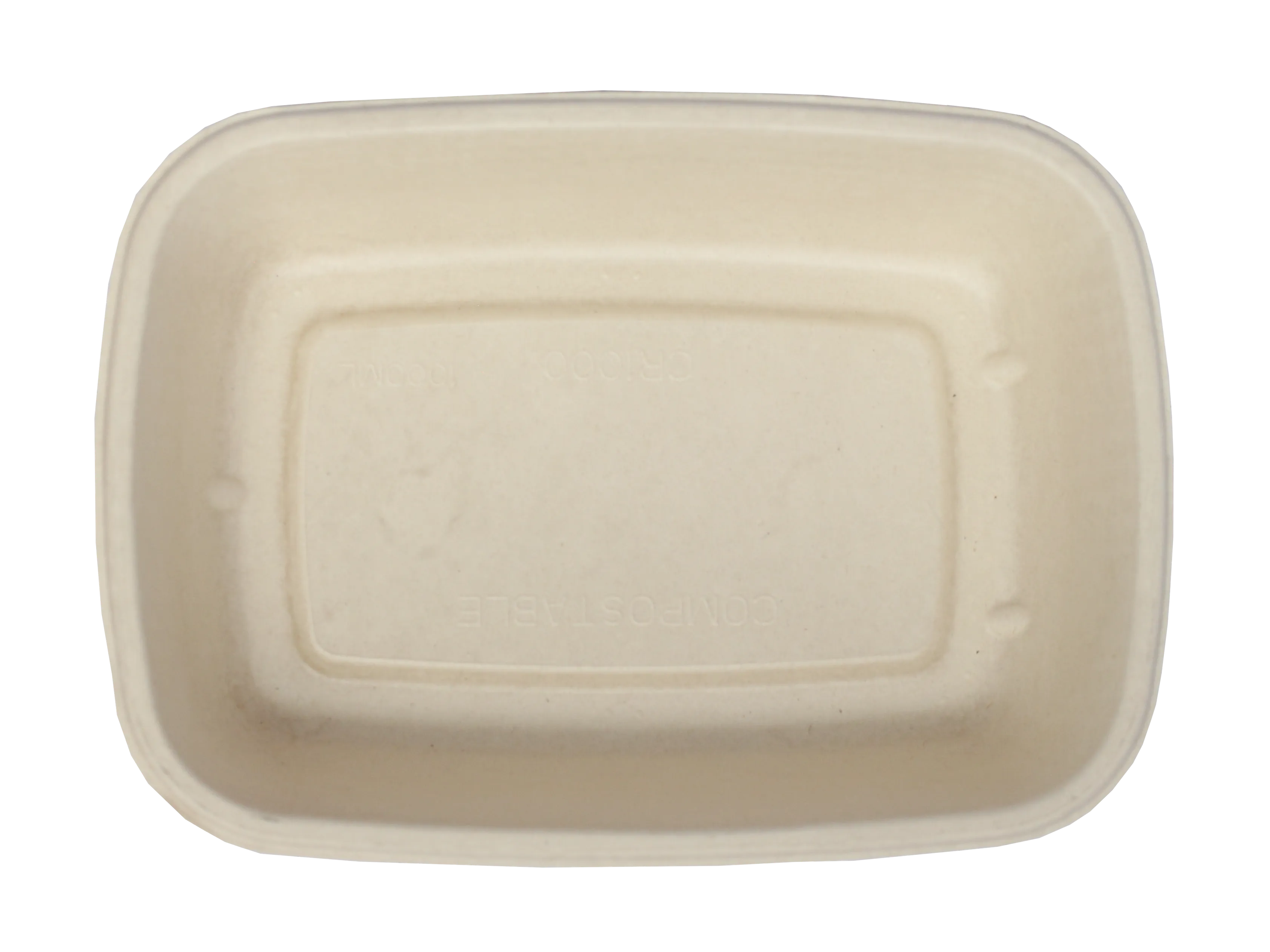 32oz Rectangular Fiber Container