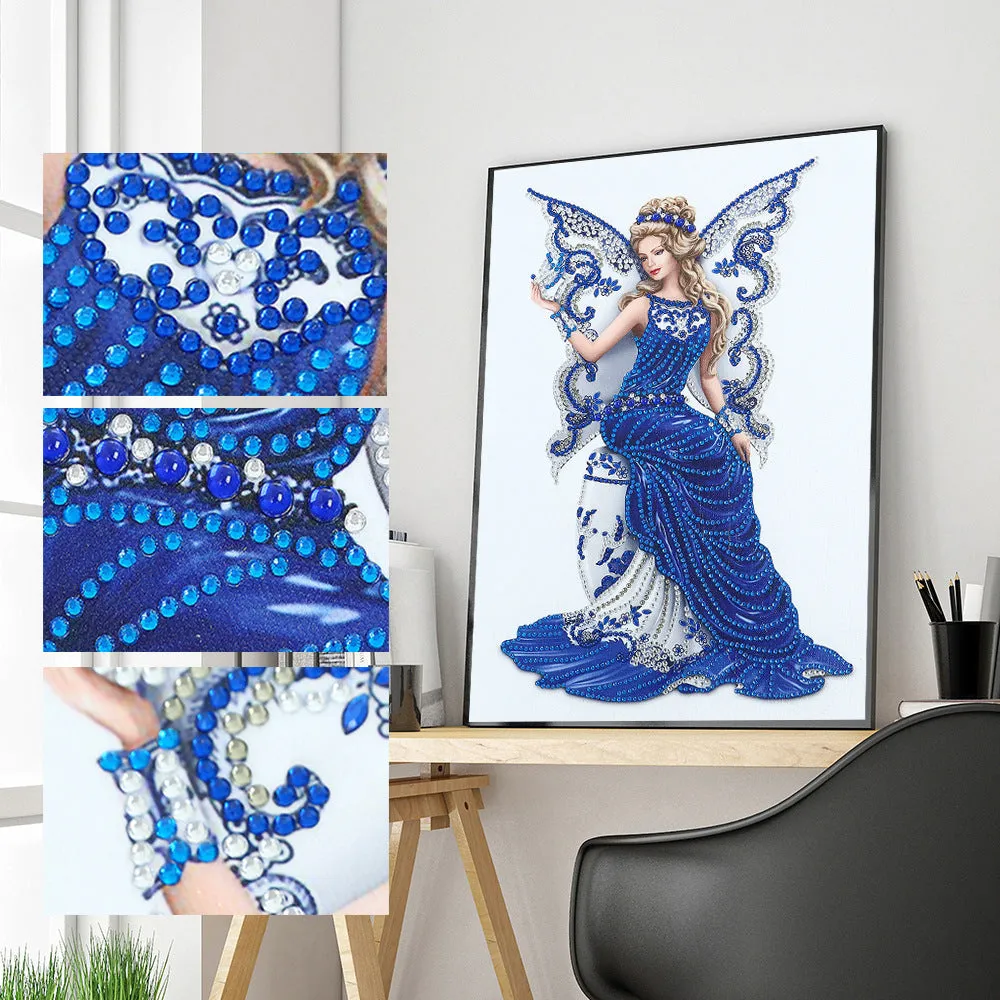 5D DIY-Shaped-Shaped Drill- Beauty Elf 30*40CM