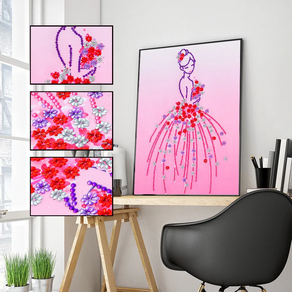 5D DIY-Shaped-Shaped Drill- Beauty Elf 30*40CM