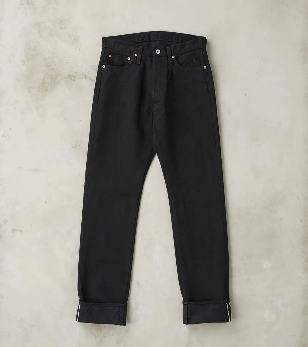 888S-142BB - High Rise Tapered - 14oz Black x Black
