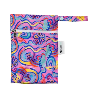 Abstract Rainbow Mini Wet Bag