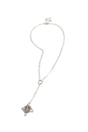 Adorne Diamante Necklace Crystal Silver
