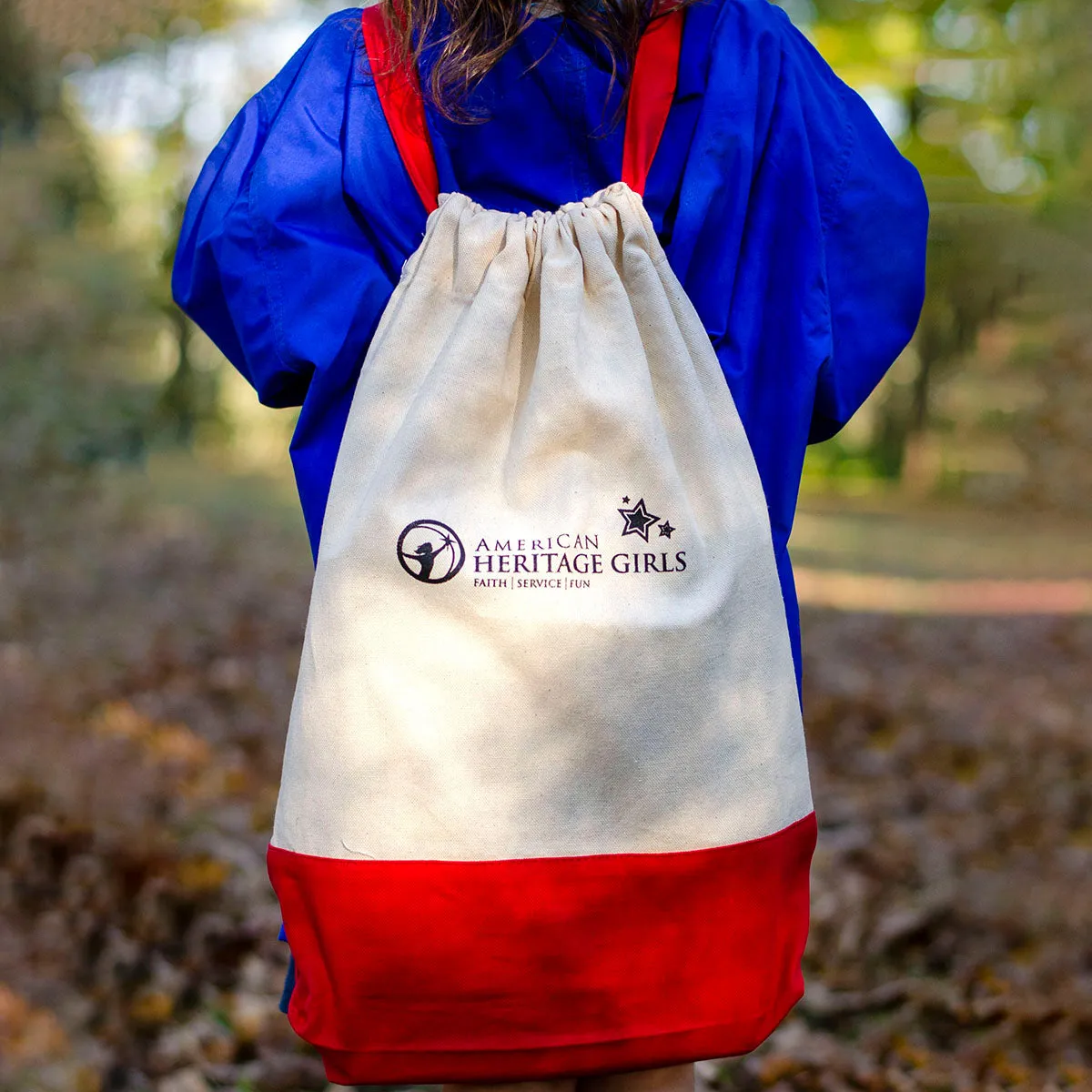 AHG Girl Canvas Drawstring Carrier