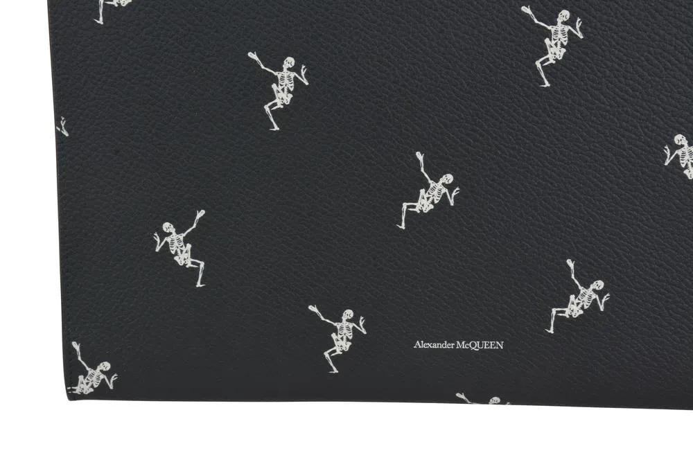 Alexander McQueen Dancing Skeleton Clutch Bag