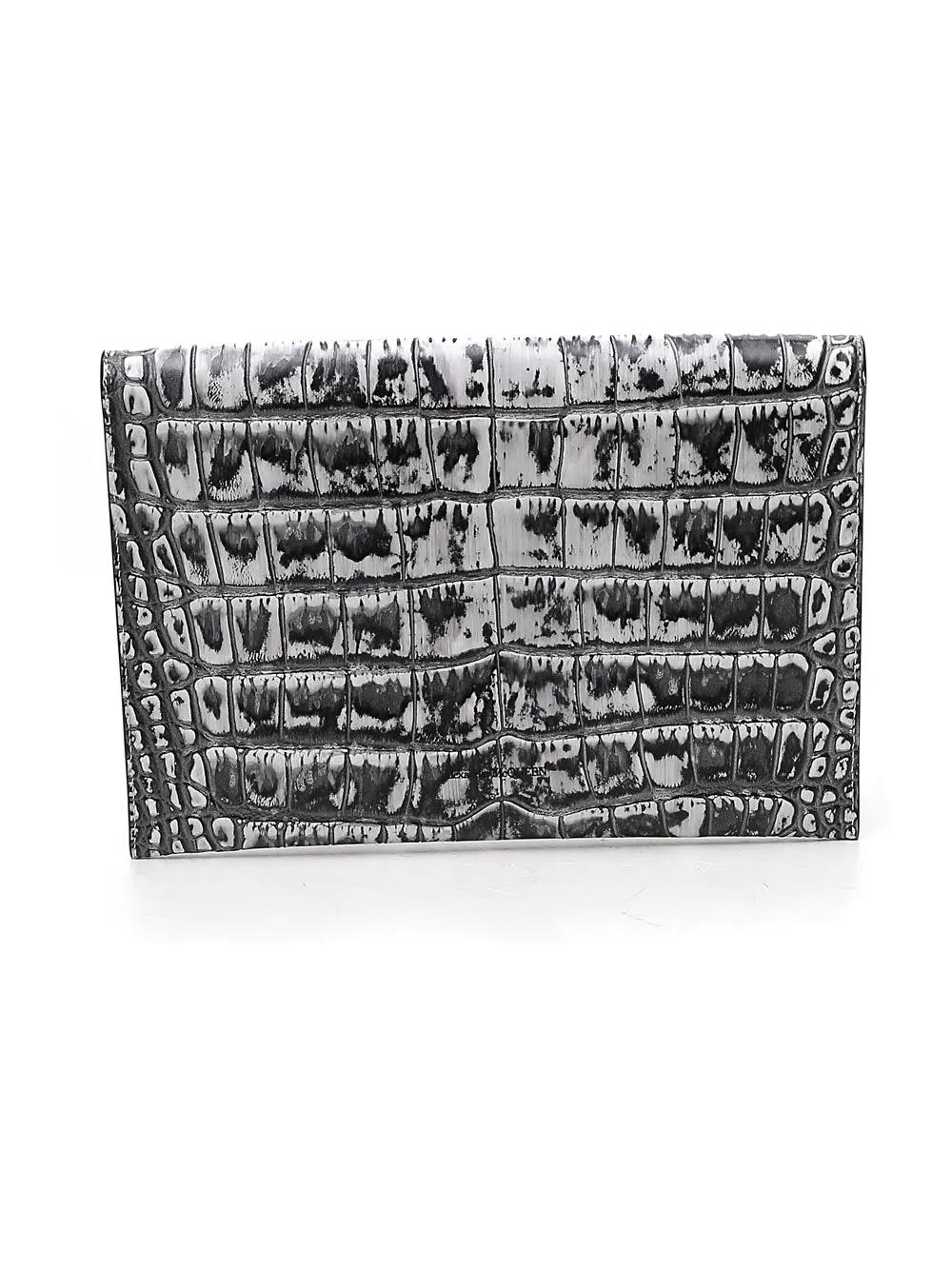 Alexander McQueen Embossed Folded Clutch Bag