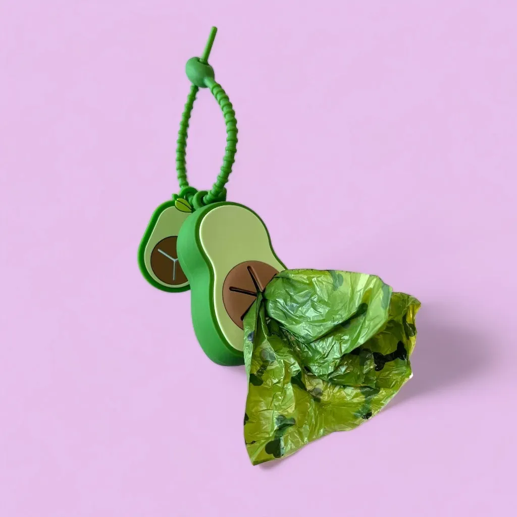 All In One Avocado Poop Bag Set
