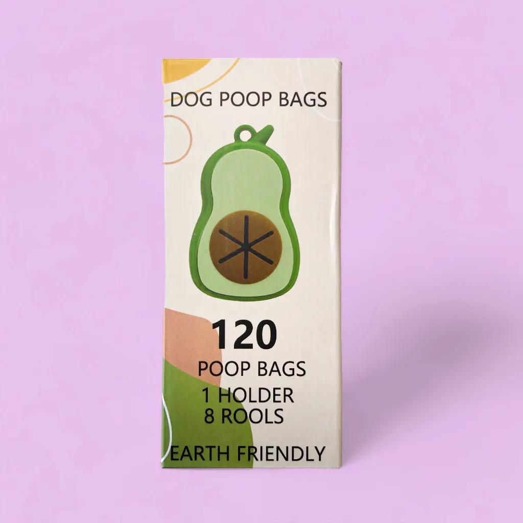 All In One Avocado Poop Bag Set
