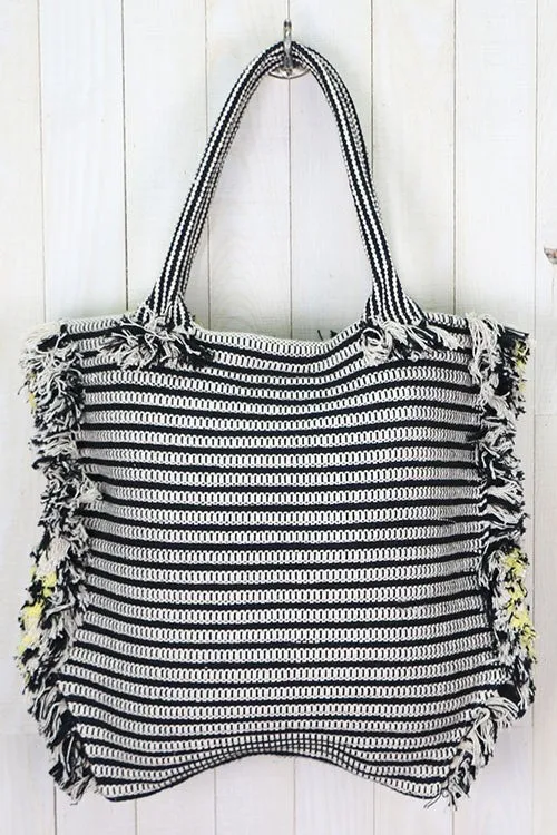All Over Stripe Tote Bag