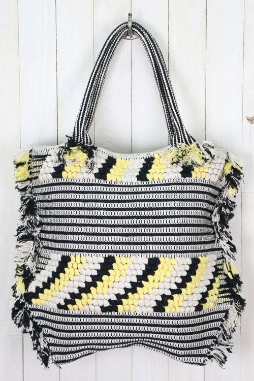All Over Stripe Tote Bag