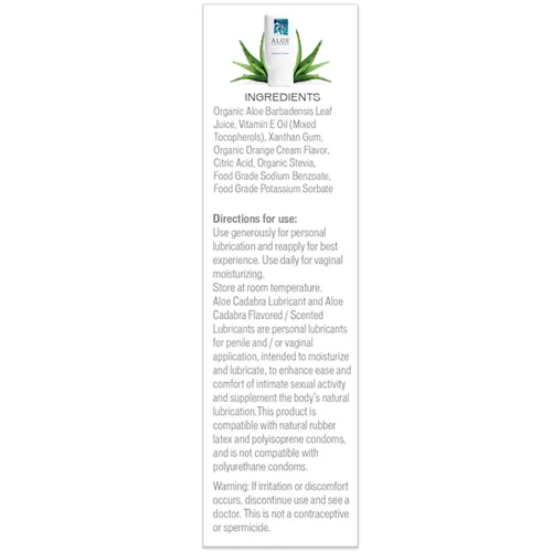 Aloe Cadabra Flavored Lubricants