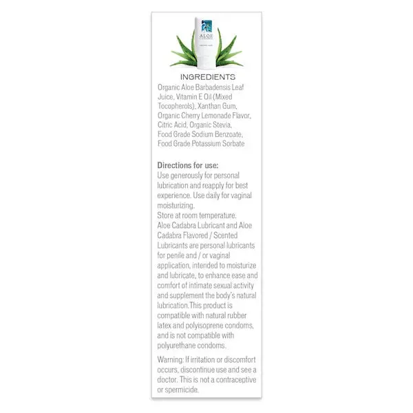Aloe Cadabra Flavored Lubricants