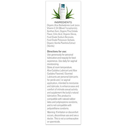 Aloe Cadabra Flavored Lubricants