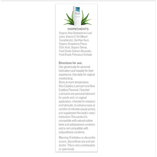 Aloe Cadabra Flavored Lubricants