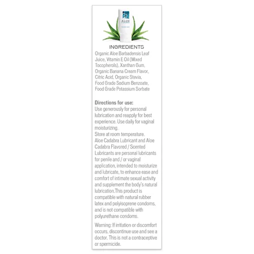 Aloe Cadabra Flavored Lubricants