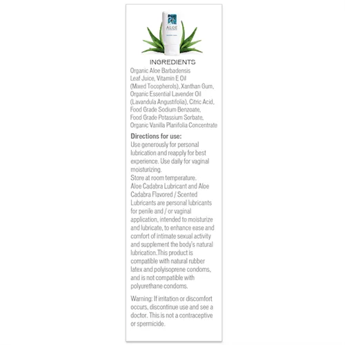 Aloe Cadabra Flavored Lubricants
