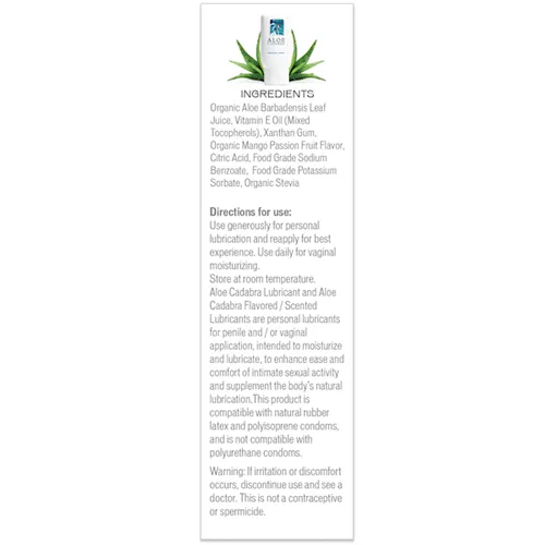 Aloe Cadabra Flavored Lubricants