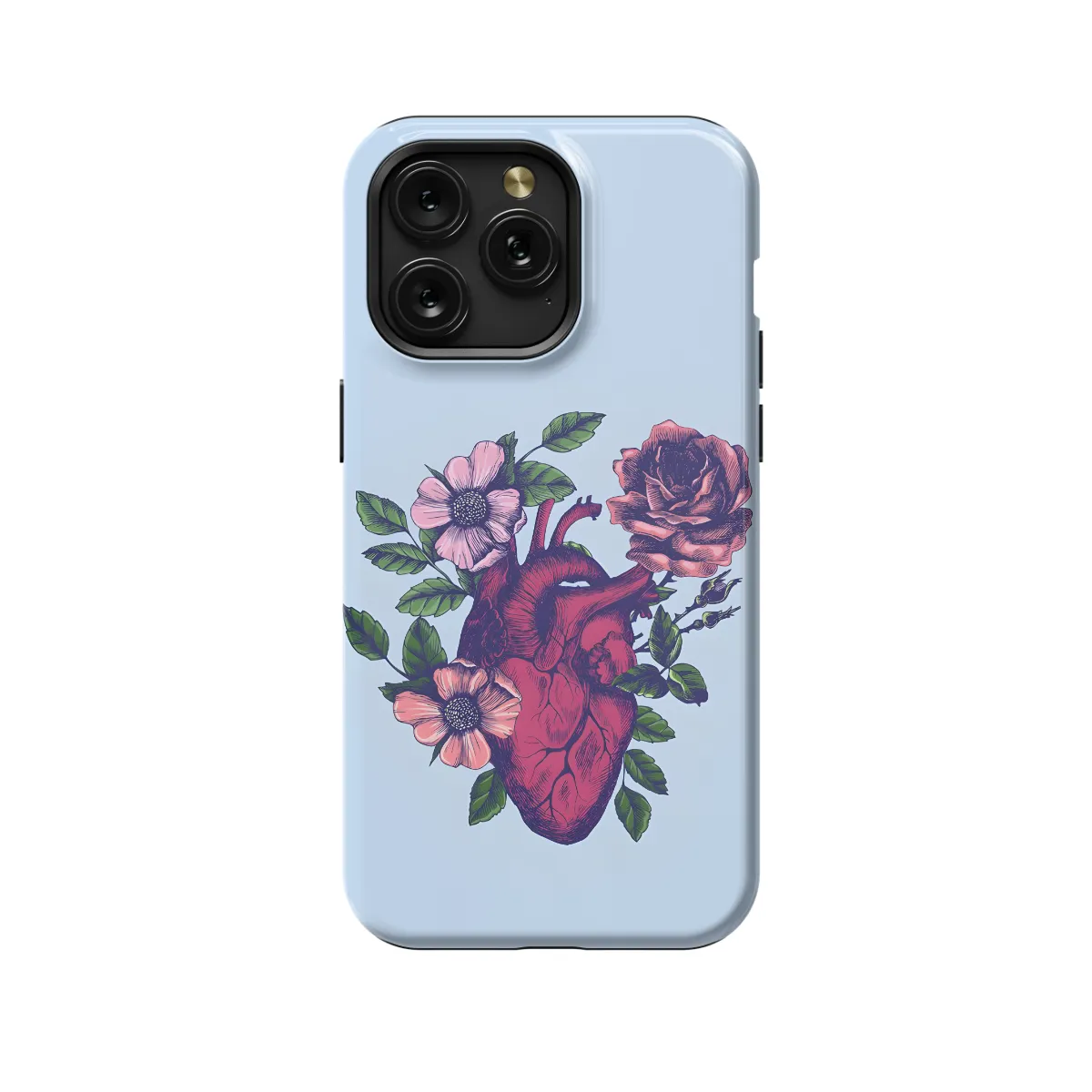 Anatomy Lovely Heart Flower Phone Case iPhone Samsung Pixel & More 242