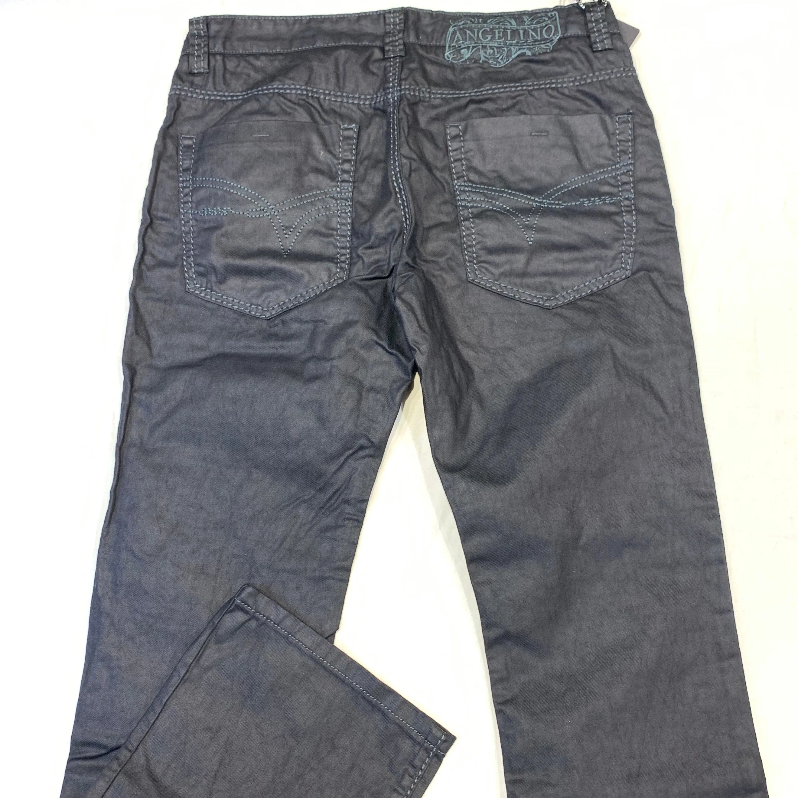 Angelino 'Paco' Charcoal High End Denim Pants