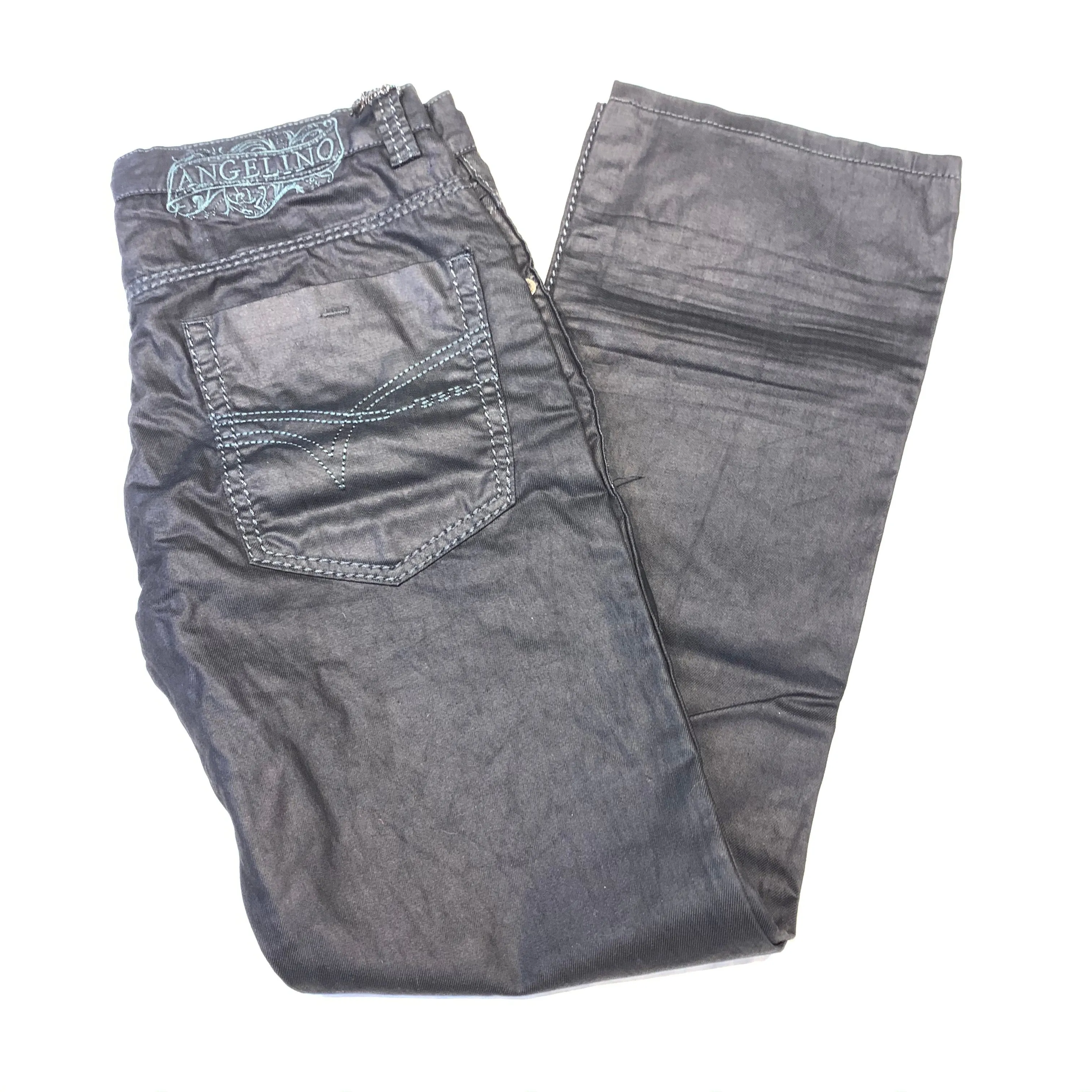 Angelino 'Paco' Charcoal High End Denim Pants