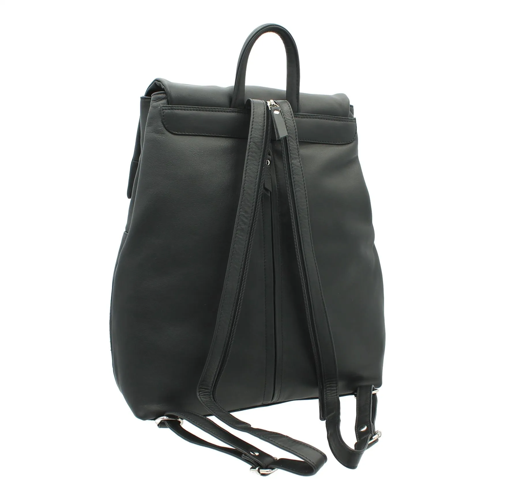 Ashlie Leather A4 Lightweight Leather Backpack With Grab Handle AC8201