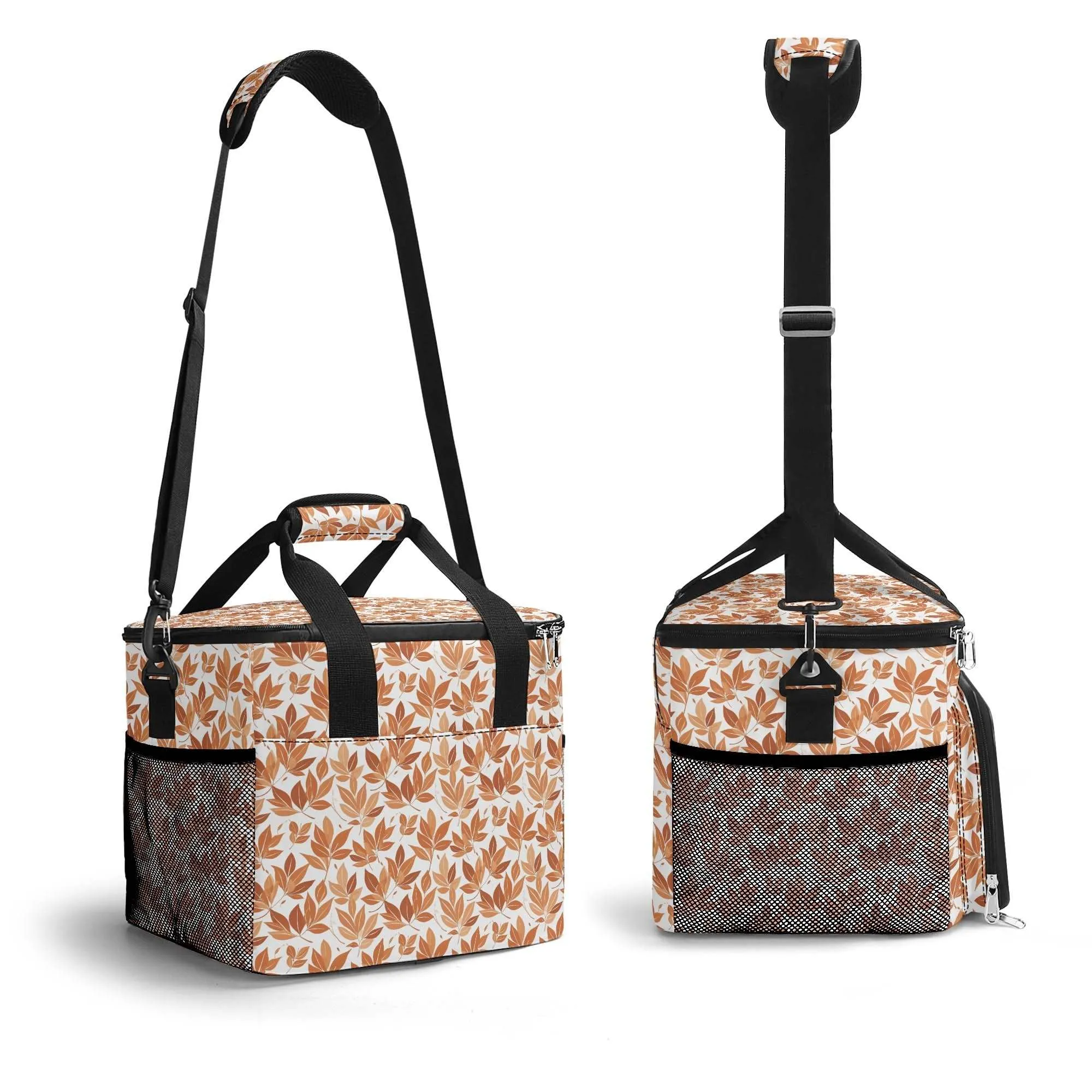 Autumn Leaves Insulated Leakproof Cooler Bag Lunch Box