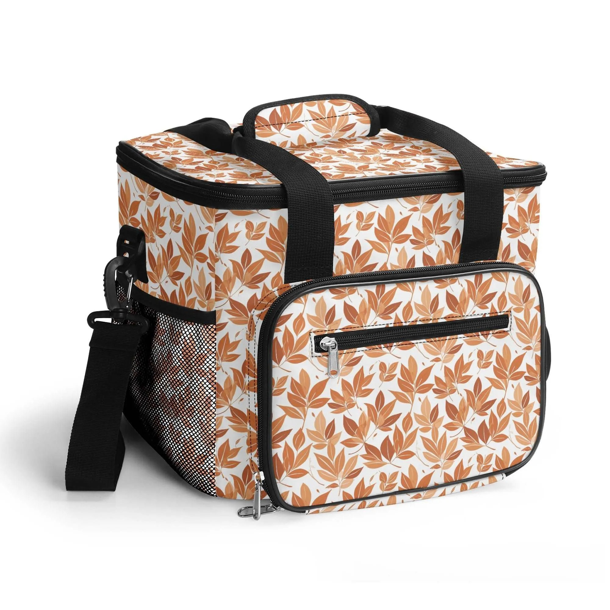 Autumn Leaves Insulated Leakproof Cooler Bag Lunch Box