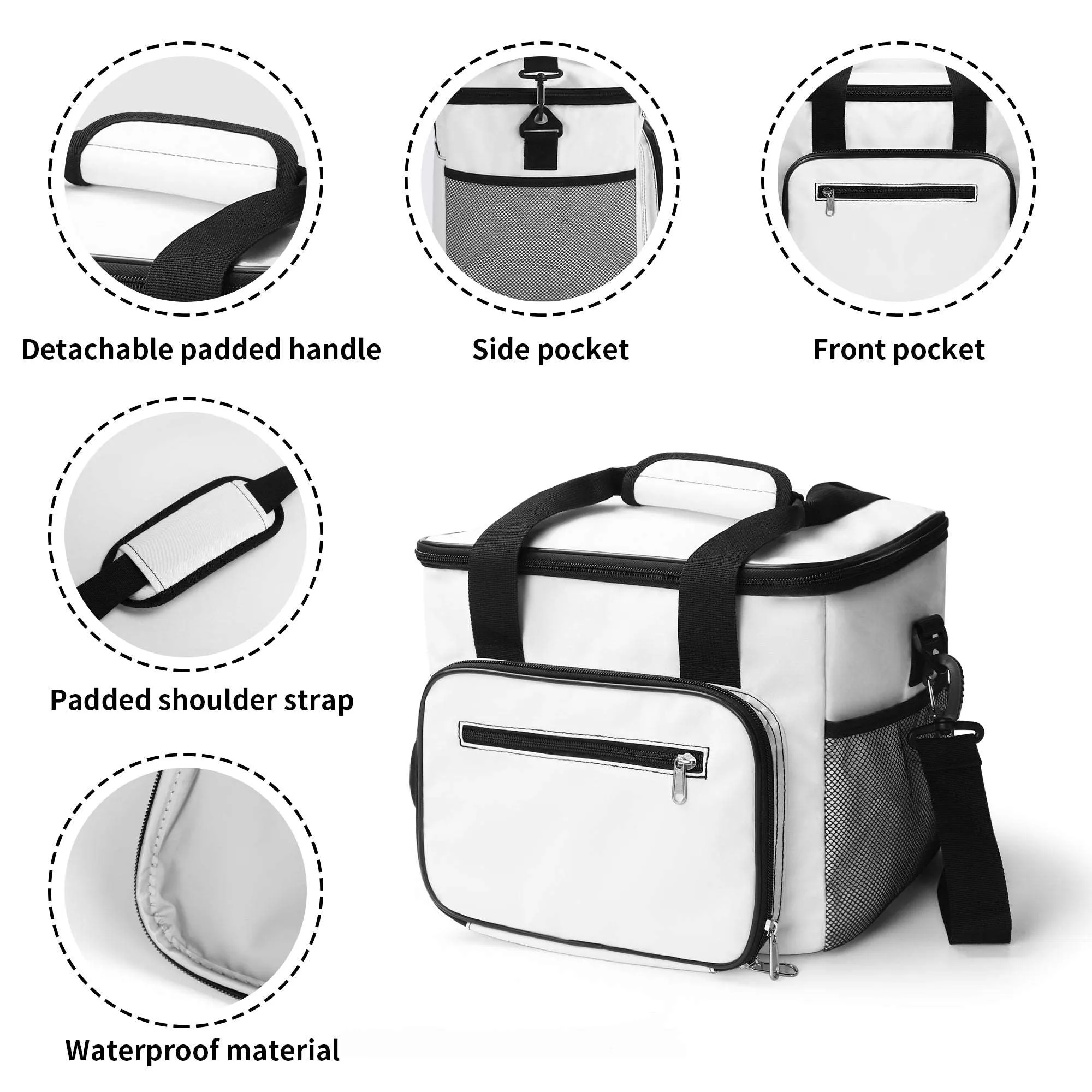 Autumn Leaves Insulated Leakproof Cooler Bag Lunch Box