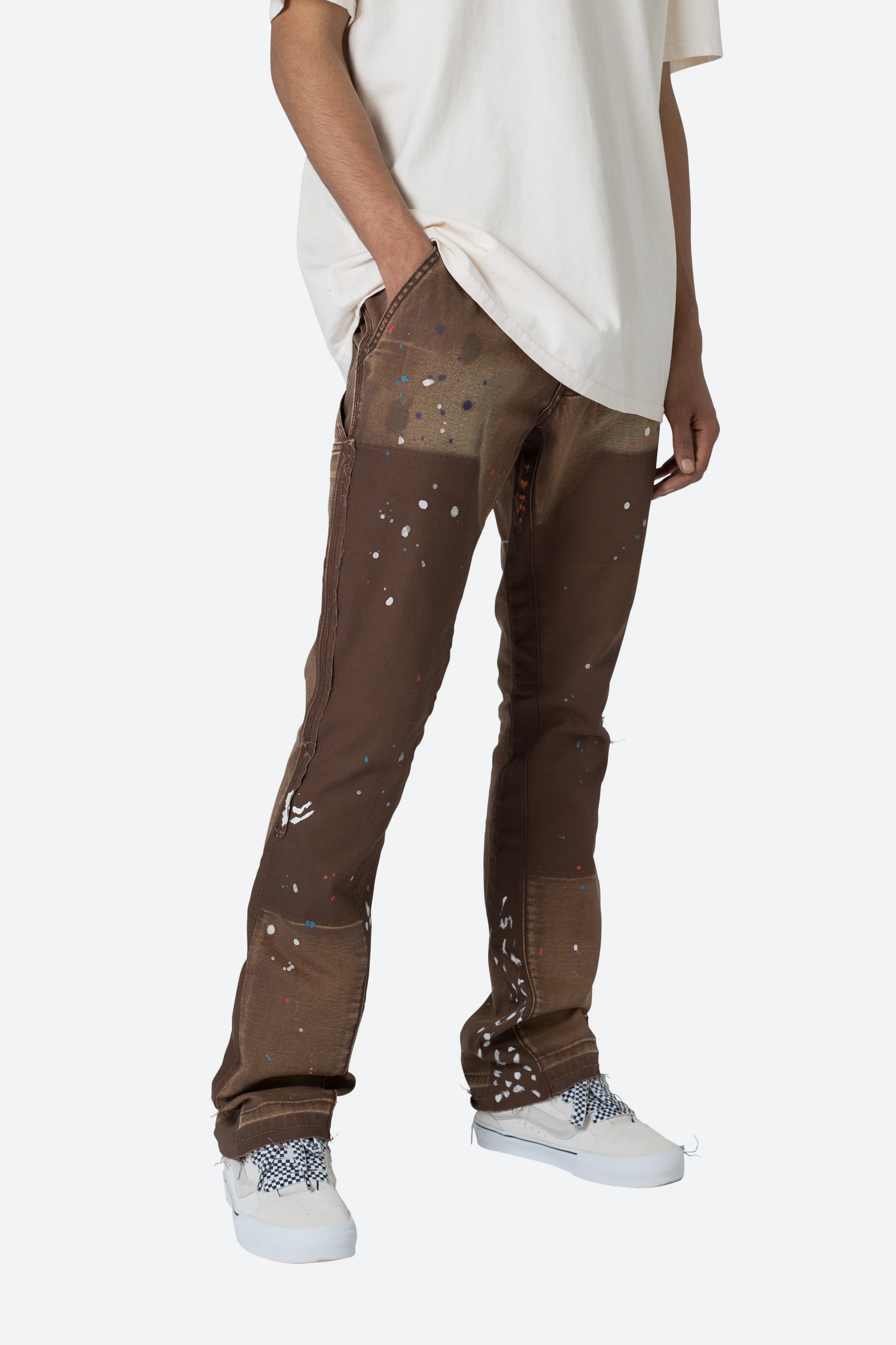 B243 Flare Denim - Chocolate