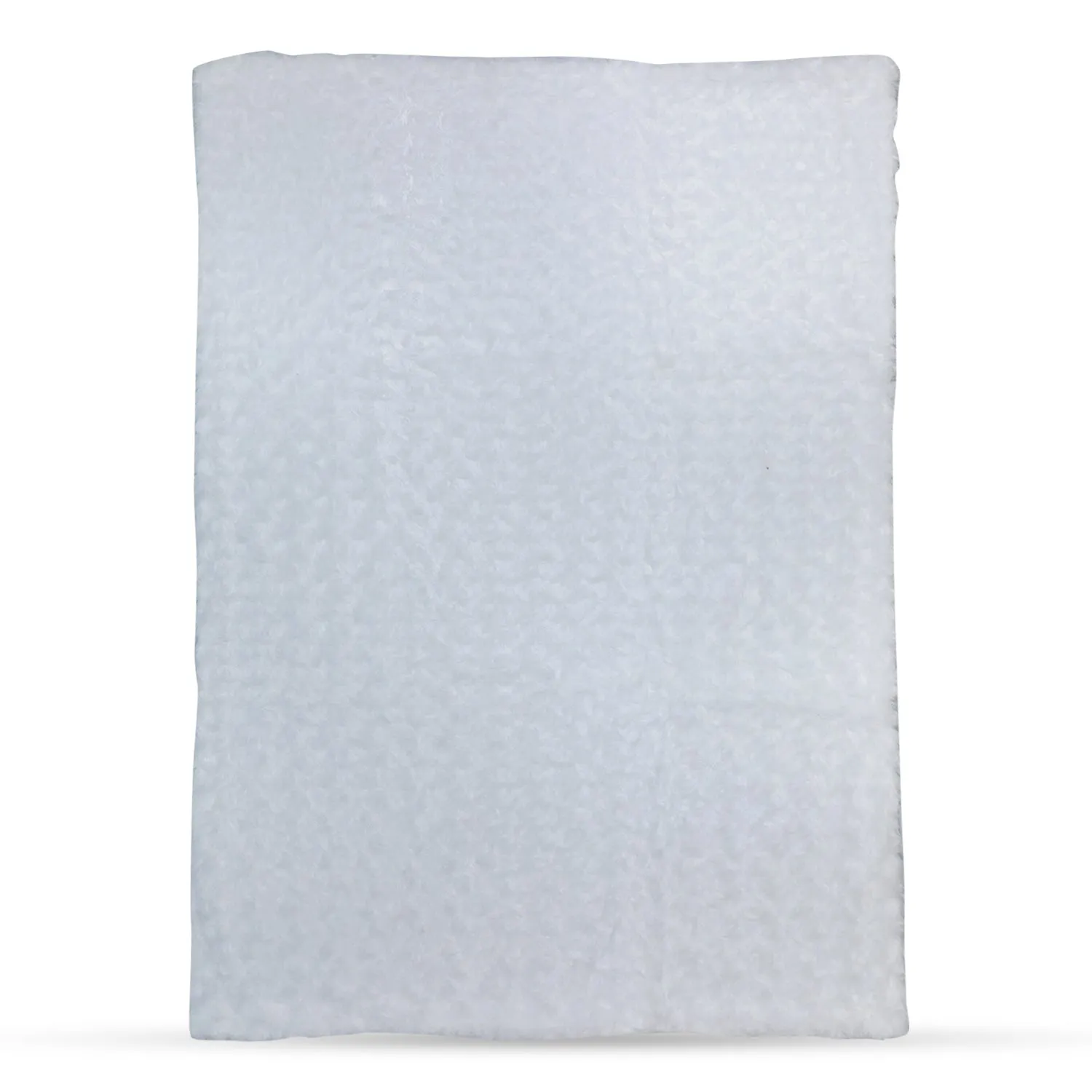 Baby Moo Swirl Fur Luxurious Blanket - White