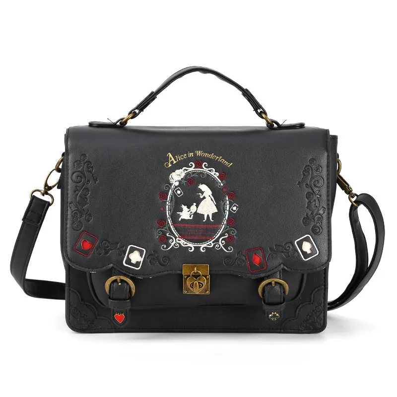 Bag Lolita Style Women Lady Girls Alice In Wonderland Designer Clutch