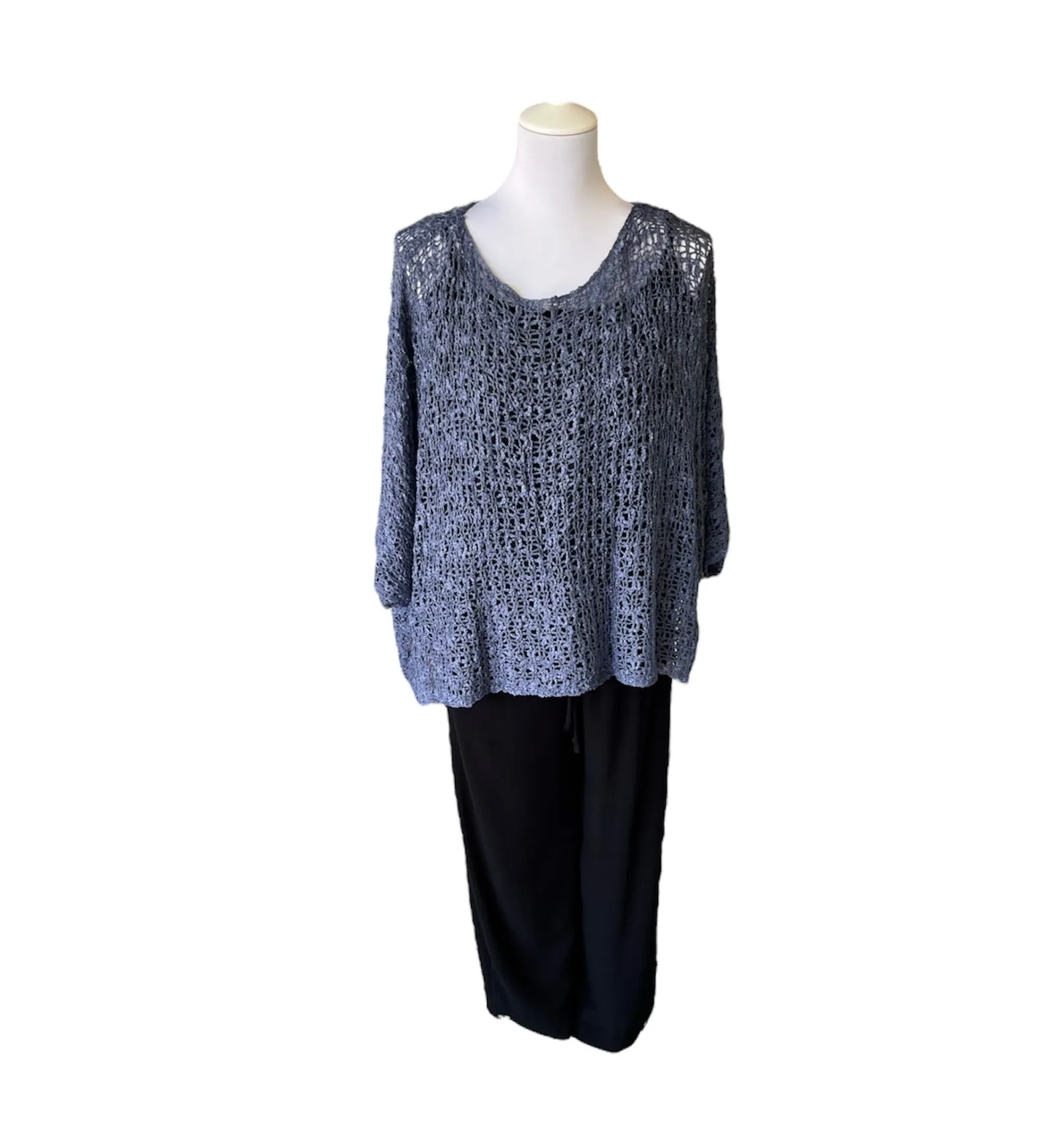 Batwing Jersey - Denim Blue