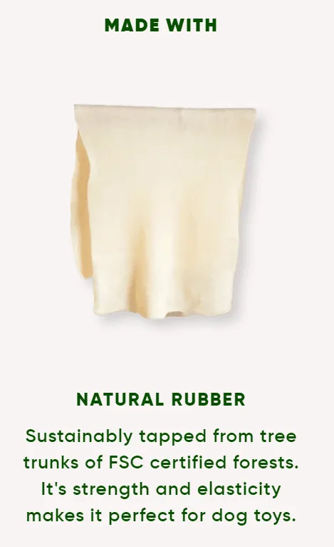 Beco Eco Natural Rubber Bouncy Dog Ball - Green