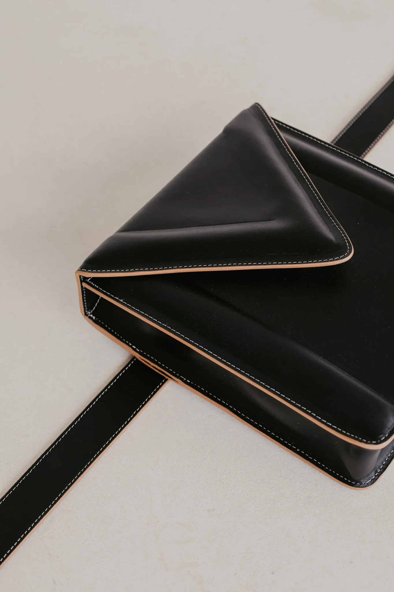 Belt Bag: Belt XL Stitched Tricolor Black   M XL Stitched Tricolor Black