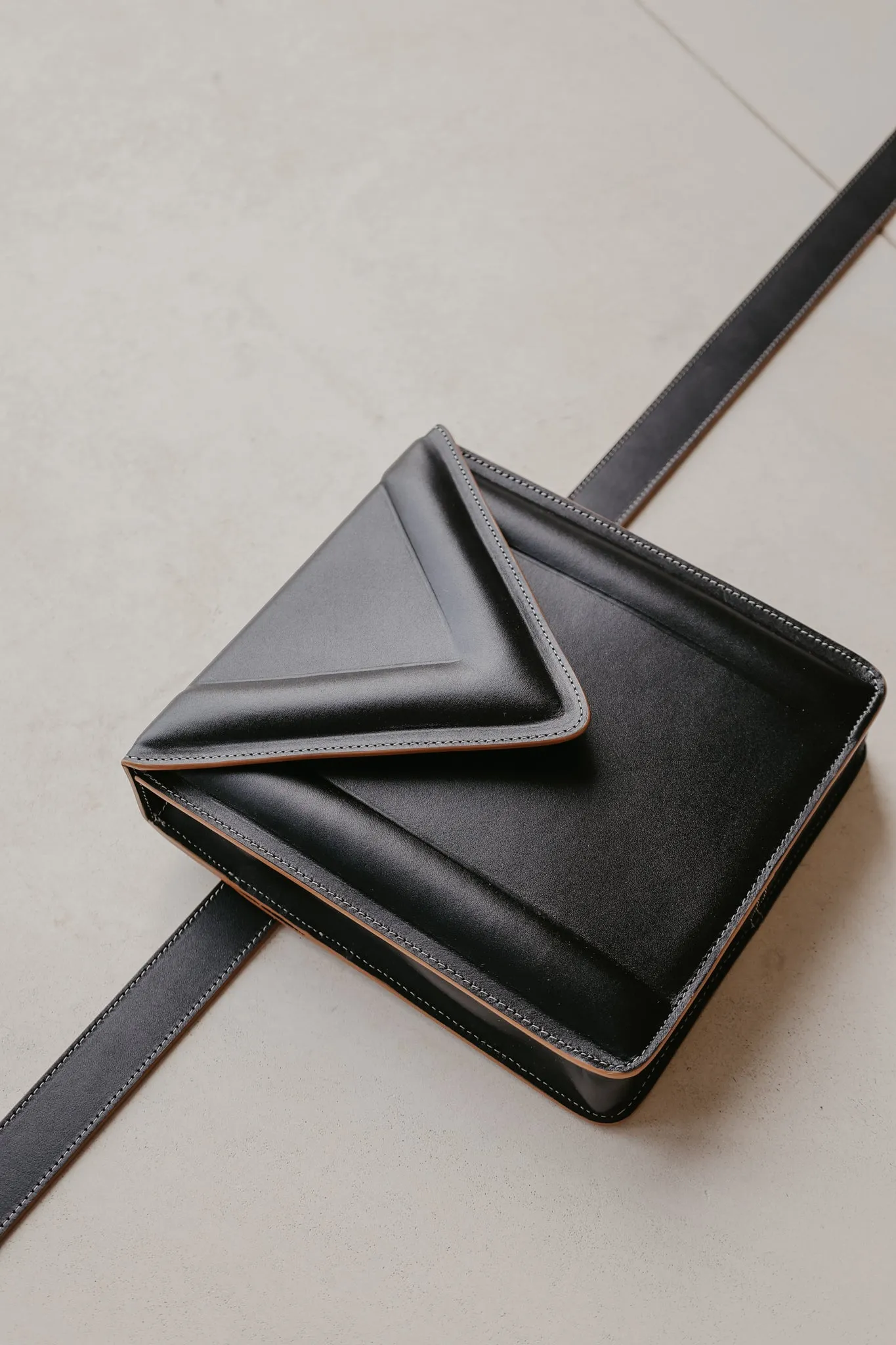 Belt Bag: Belt XL Stitched Tricolor Black   M XL Stitched Tricolor Black